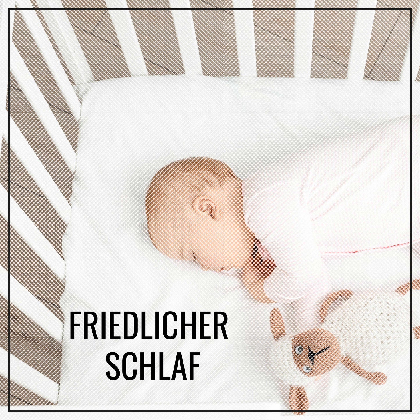 KNECKES Universal Moskitonetz / Insektenschutz (weiß) für Kinderwagen, Maxi Cosi, Buggy, Babytrage, und Babybett (weiß) | größenverstellbar | fester Sitz | feines Netzgewebe