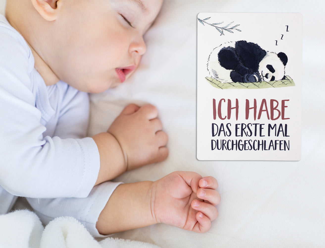 KNECKES 48 hochwertige Baby Meilensteinkarten inkl. schöner Geschenkbox